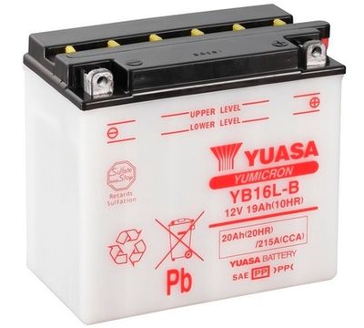 YB16LB YUASA Стартерная аккумуляторная батарея