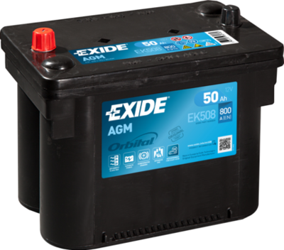 EK508 EXIDE Стартерная аккумуляторная батарея
