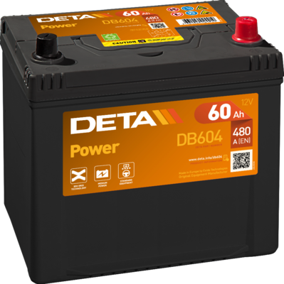 DB604 DETA Стартерная аккумуляторная батарея