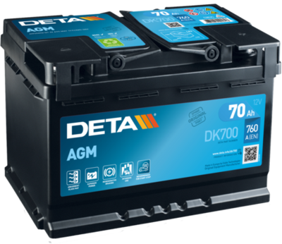 DK700 DETA Стартерная аккумуляторная батарея