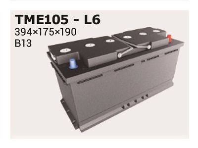 TME105 IPSA Стартерная аккумуляторная батарея