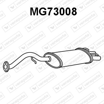 MG73008 VENEPORTE Глушитель выхлопных газов конечный