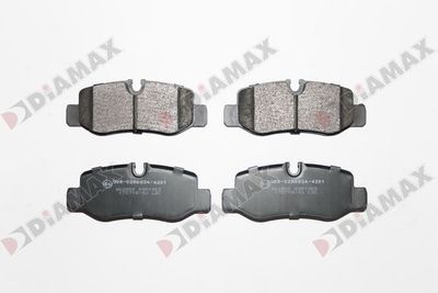 N09832 DIAMAX Комплект тормозных колодок, дисковый тормоз
