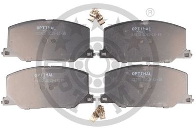BP09549 OPTIMAL Комплект тормозных колодок, дисковый тормоз