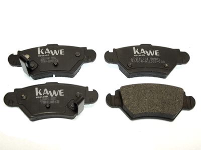 810041 KAWE Комплект тормозных колодок, дисковый тормоз