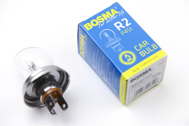 Лампа галогенная R2(Bilux) 12V (3516) BOSMA 3516