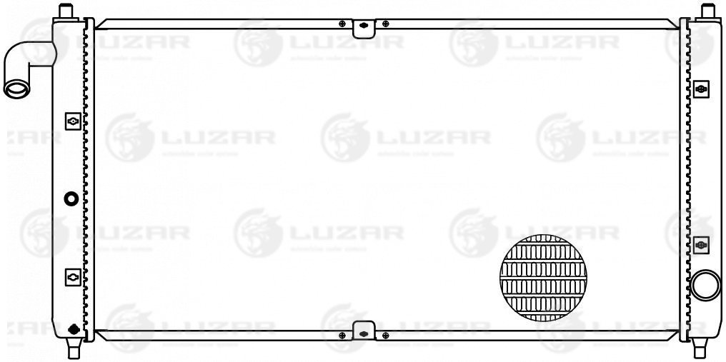 Радиатор охлаждения Luzar                LRc 3015