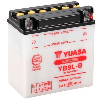 YB9LB YUASA Стартерная аккумуляторная батарея