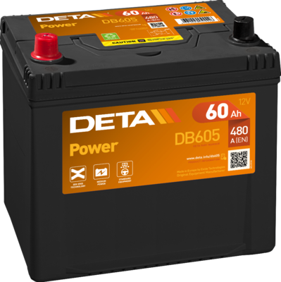 DB605 DETA Стартерная аккумуляторная батарея