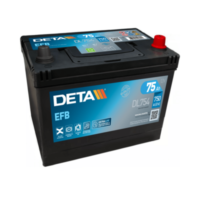DL754 DETA Стартерная аккумуляторная батарея