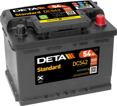 DC542 DETA Стартерная аккумуляторная батарея
