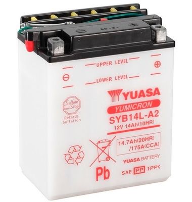 SYB14LA2 YUASA Стартерная аккумуляторная батарея