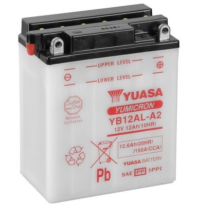 YB12ALA2 YUASA Стартерная аккумуляторная батарея