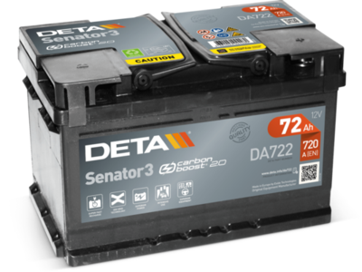 DA722 DETA Стартерная аккумуляторная батарея