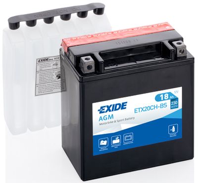 ETX20CHBS EXIDE Стартерная аккумуляторная батарея