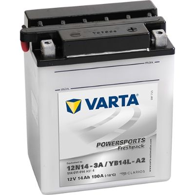 514011014A514 VARTA Стартерная аккумуляторная батарея
