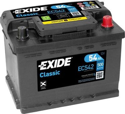 EC542 EXIDE Стартерная аккумуляторная батарея