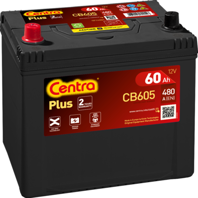 CB605 CENTRA Стартерная аккумуляторная батарея