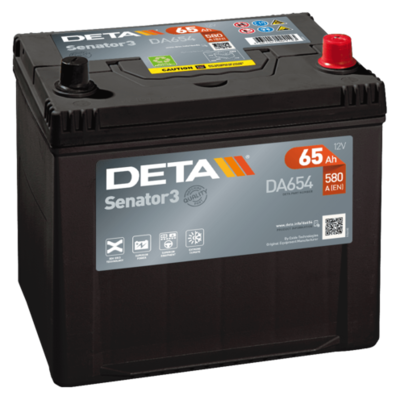 DA654 DETA Стартерная аккумуляторная батарея