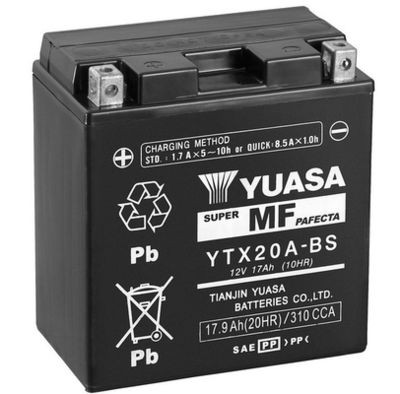 YTX20ABS YUASA Стартерная аккумуляторная батарея