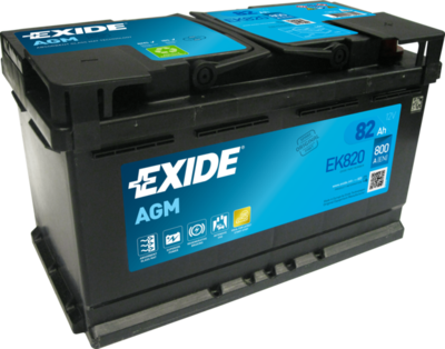 EK820 EXIDE Стартерная аккумуляторная батарея