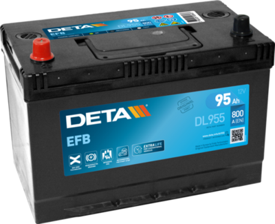 DL955 DETA Стартерная аккумуляторная батарея