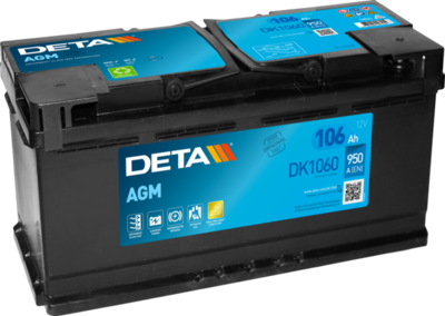 DK1060 DETA Стартерная аккумуляторная батарея