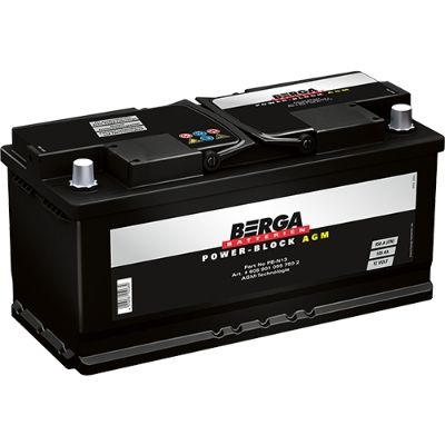 6059010957502 BERGA Стартерная аккумуляторная батарея