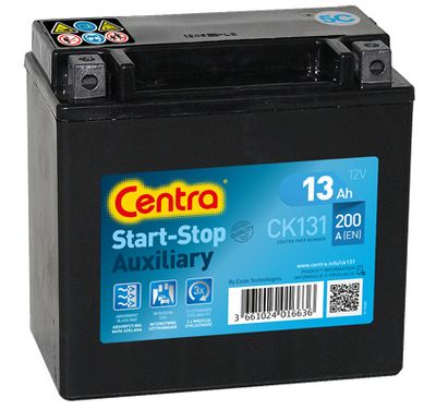 CK131 CENTRA Стартерная аккумуляторная батарея