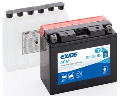 ET12BBS EXIDE Стартерная аккумуляторная батарея