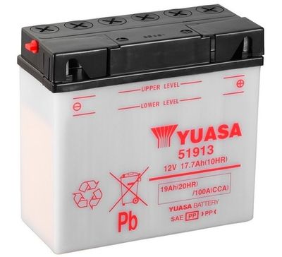 51913 YUASA Стартерная аккумуляторная батарея