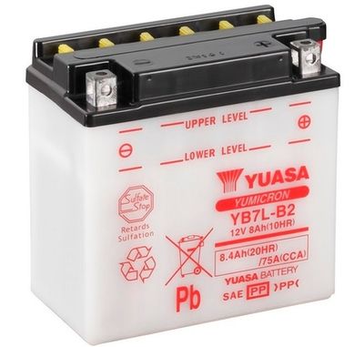 YB7LB2 YUASA Стартерная аккумуляторная батарея