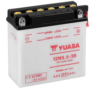 12N553B YUASA Стартерная аккумуляторная батарея