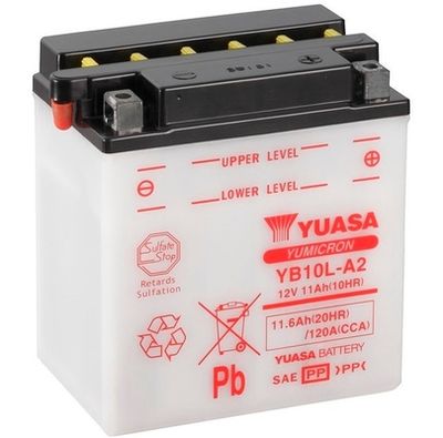YB10LA2 YUASA Стартерная аккумуляторная батарея