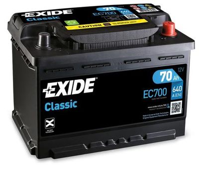 EC700 EXIDE Стартерная аккумуляторная батарея
