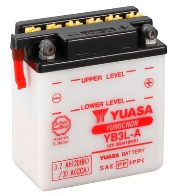YB3LA YUASA Стартерная аккумуляторная батарея