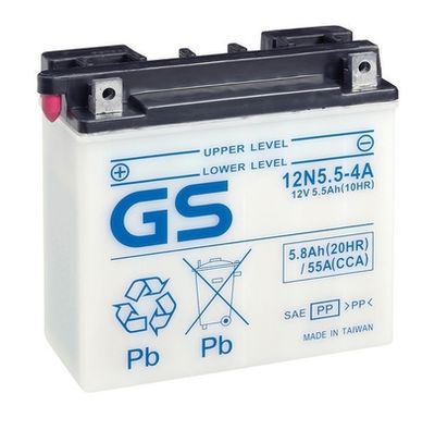 GS12N554A GS Стартерная аккумуляторная батарея