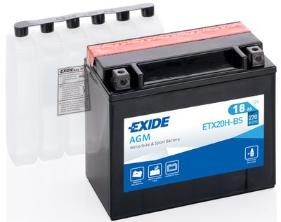 ETX20HBS EXIDE Стартерная аккумуляторная батарея