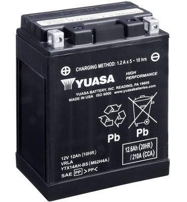 YTX14AHBS YUASA Стартерная аккумуляторная батарея