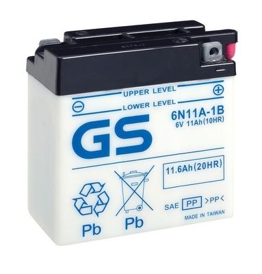GS6N11A1B GS Стартерная аккумуляторная батарея
