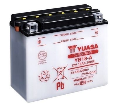 YB18A YUASA Стартерная аккумуляторная батарея