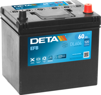 DL604 DETA Стартерная аккумуляторная батарея