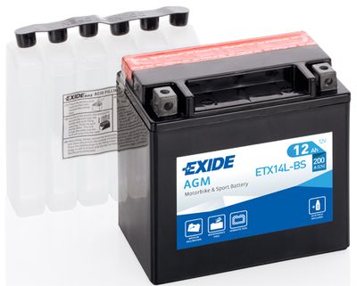 ETX14LBS EXIDE Стартерная аккумуляторная батарея