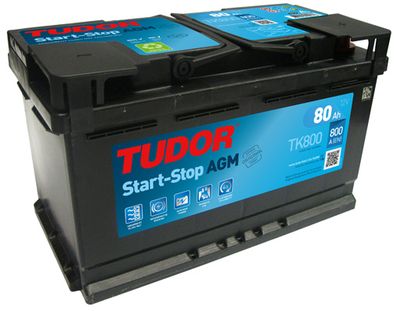 TK800 TUDOR Стартерная аккумуляторная батарея