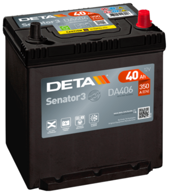 DA406 DETA Стартерная аккумуляторная батарея