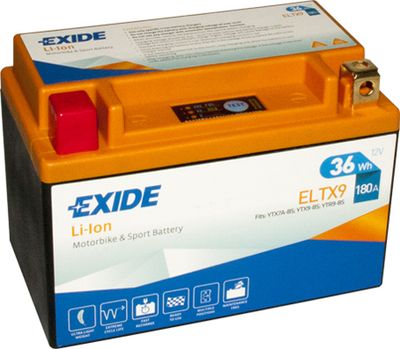 ELTX9 EXIDE Стартерная аккумуляторная батарея