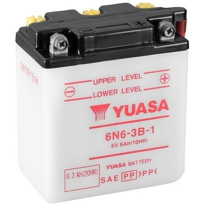 6N63B1 YUASA Стартерная аккумуляторная батарея