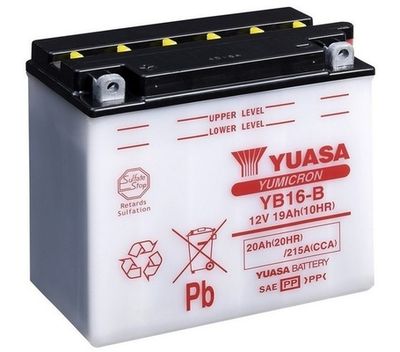 YB16B YUASA Стартерная аккумуляторная батарея