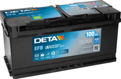 DL1000 DETA Стартерная аккумуляторная батарея