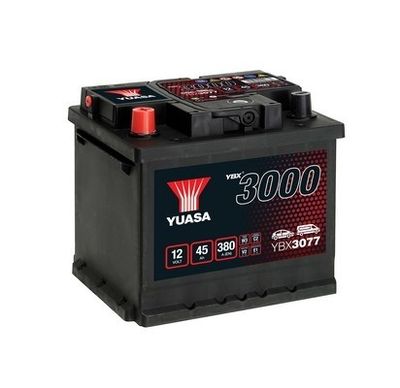 YBX3077 YUASA Стартерная аккумуляторная батарея